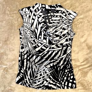 Worthington Drapped Neck Top